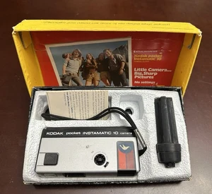 Cámara Kodak Pocket Instamatic 10 A10RE 1972 de colección caja original potencia de flash - Imagen 1 de 4