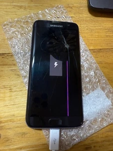 galaxy s7 edge 32gb black Faulty - Picture 1 of 2