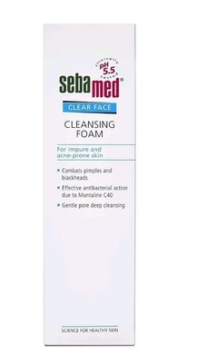 Espuma limpiadora facial transparente Sebamed para pieles propensas al acné, 150 ml  Foto 1 de 4