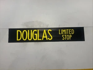 DOUGLAS LIMITED STOP - Hamilton Depot 289 Scottish Bus Blind 36” - Picture 1 of 11