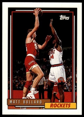 1992-93 Topps #274 Matt Bullard - Image 1 of 2
