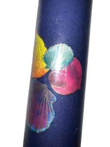 ARTFAIRE SEASHELL WRAPPING PAPER SHELL BEACH GIFT WRAP WHIMSICAL 60ft VTG OCEAN - Bild 1 von 16