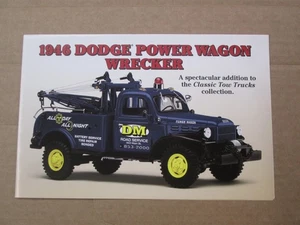 Danbury Mint Brochure 1946 Dodge Power Wagon Wrecker - Picture 1 of 2