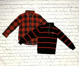 Paquete de 2 piezas Polo Ralph Lauren Tops para niños, talla 5 - Imagen 1 de 3