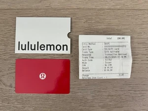 Lululemon Gift Card $84.04 Verified Balance - Picture 1 of 1