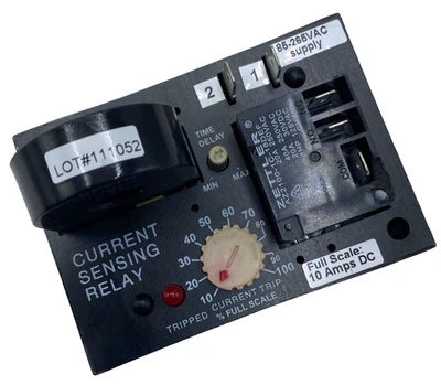 CR MAGNETICS CR5395-EH-ACV-110-A-CD-ELR-I CURRENT SENSING RELAY 85-265VAC 🎯 - Image 1 of 4