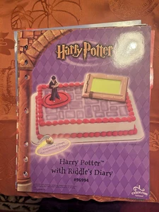 Harry Potter Riddles Diary  Cake Insert Advertisement Cakes.com 90s/ 2000s - Picture 1 of 1