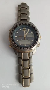 Citizen Eco-drive Men's Titanium Solar Watch Band Is Broken - Picture 1 of 7