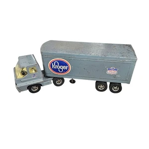 The ERTL Company Vintage 1960's Kroger Semi Truck Pressed Steel Made In USA - Picture 1 of 16
