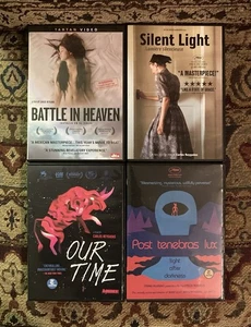 Carlos Reygadas 4 DVD lot Battle In Heaven Silent Light Our Time Post Tenebras - Picture 1 of 2
