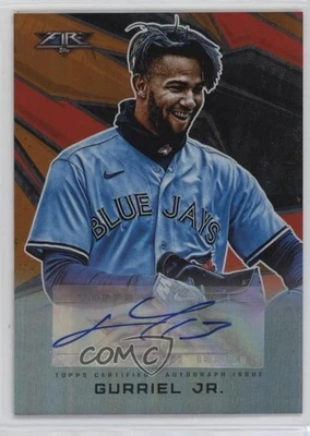 2021 Topps Fire Auto Orange /99 Lourdes Gurriel Jr #AV-LGJ Auto - Image 1 of 2