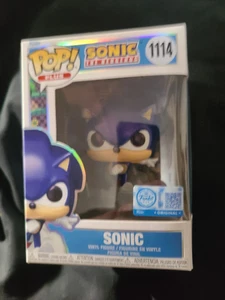 Funko - Pop Plus! - Sonic the Hedgehog - Sonic #1114 Funko Shop Exc. Pearlescent - Picture 1 of 6
