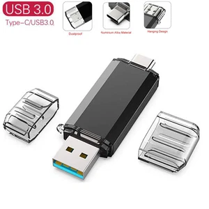 64G 128G Type-C OTG Flash Drive USB3.0 2 in 1 Dual Memory Stick for Android PC - Picture 1 of 12