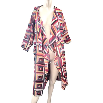 LulaRoe Coverup L Kimono Duster Sheer Flowy Beachy Whimsical Jacket Boho Fairy - Image 1 of 4