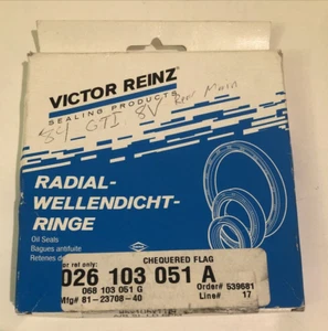 Victor Reinz 026103051A Rear Main Seal - Picture 1 of 4