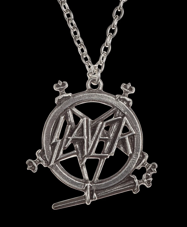 Slayer Halskette Pentagramm - Alchemy Rocks - Heavy Metal Band Merch - Heavy Met - Bild 1 von 1