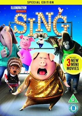 Sing Matthew McConaughey 2017 DVD Top-quality Free UK shipping - Image 1 of 4