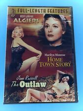 3 Full-Length Features Algiers/Home Town Story/The Outlaw (DVD) Marilyn Monroe