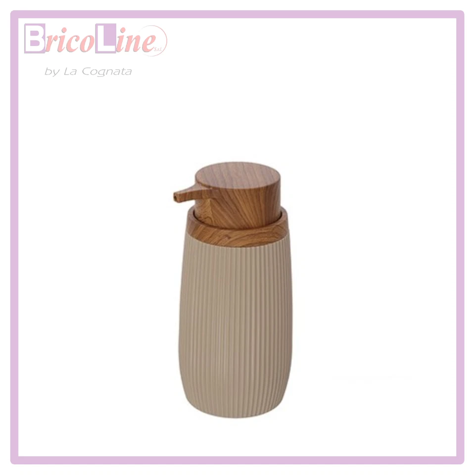 DISPENSER SAPONE IN PLASTICA TORTORA LINEA LONDON FERIDRAS - Immagine 1 di 1