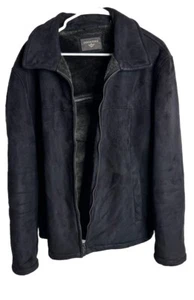 DOCKERS Men's Black Classic Style Coat Jacket Large - Picture 1 of 5