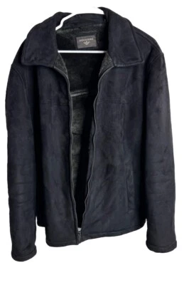 DOCKERS Мужская черный классический стиль пальто куртка большой - Изображение 1 из 4