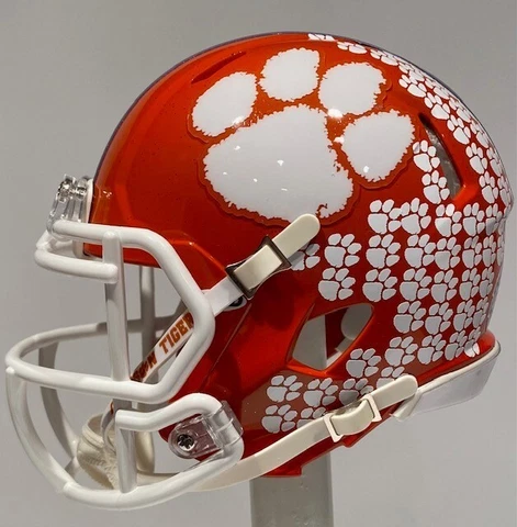 CLEMSON TIGERS - TREVOR LAWRENCE - CUSTOM 2020 MINI HELMET - PAINT UPGRADE Cover