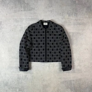 Akris Punto Plaid Printed Evening Jacket / Women's IT42 - Picture 1 of 17