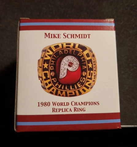 PHILADELPHIA PHILLIES BASEBALL SGA SCHMIDT 1980 WORLD SERIES REPLICA RING TICKET Cover