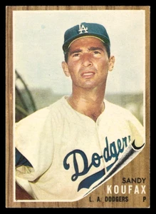 Sandy Koufax 1962 Topps 5 excelente-como nuevo buen color centrado Los Angeles Dodger - Imagen 1 de 2