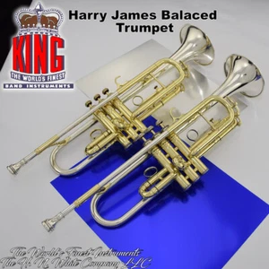 Vintage King Harry James Super 20 Symphony Silversonic Trumpet - Picture 1 of 17