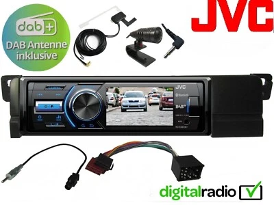 JVC Bluetooth DAB+ Radio passend für BMW 3er E46 98-07 TFT Monitor - Bild 1 von 4