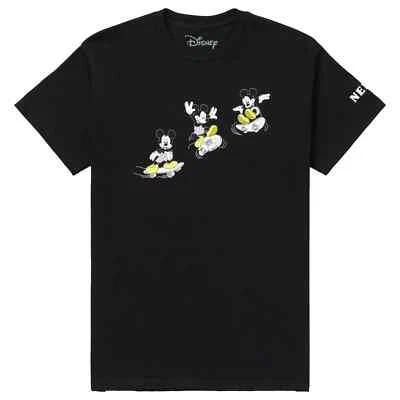 Camisa Neff X Disney Para Hombres Mickey Mouse Patineta Patada Flip Landed It Nueva con Etiquetas S-XL Foto 1 de 4