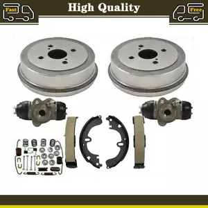 For Corolla 94-02 Non-ABS Rear Brake Drums Shoes Spring Kit Wheel Cylinder - Picture 1 of 7