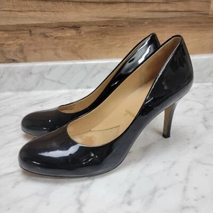 Women's 10 M Trotters Signature Gigi Black Patent Leather Dress Shoes Pump Heels - Picture 1 of 10