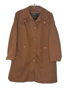 VTG Forecaster Of Boston Flannel Lined Coat Sz 9/10 Lining Zip Out 70’s Or Prior - Picture 1 of 12