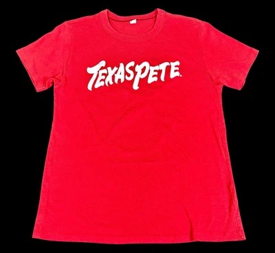 Camiseta De Colección Texas Pete Hot Sauce Roja Con Escritura Blanca Talla Mediana? Foto 1 de 4