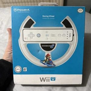 MARIO KART 8 RACING WHEEL FOR NINTENDO Wii U / Wii NEW BOXED OFFICIAL POWER A  - Picture 1 of 4