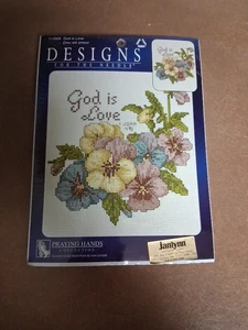 Colección Designs For The Needle God Is Love Pensamientos Manos de Oración Punto de Cruz - Imagen 1 de 5