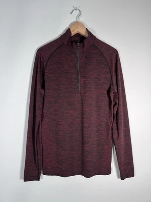 Lululemon Men’s Metal Vent Tech Performance 1/2 Zip Top Long Sleeve Gym Running - Image 1 of 4