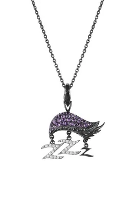 Collar colgante perezoso Stephen Webster 18K con diamantes Foto 1 de 3