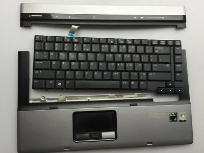 Compaq 6735b Original Black US keyboard Power Button Cover Touchpad Mousepad - Image 1 of 4