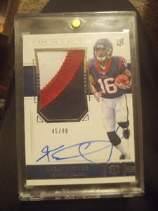 2018 National Treasures /99 Keke Coutee RPA Rookie Patch Auto RC Texans #194 - Bild 1 von 2