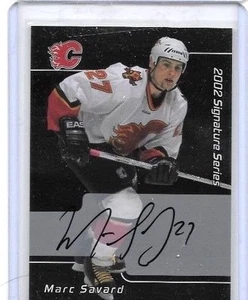 MARC SAVARD 2002 EN EL JUEGO SERIE FIRMA PLATA CERTIFICADO AUTÓGRAFO - Imagen 1 de 1