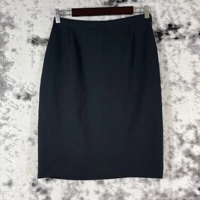 Giorgio Armani Skirt Womens Size 42 (28 Waist) Designer Pure Wool Midi Office - Image 1 of 4