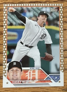 2023 Topps Complete Set Gold Star Parallel Casey Mize, Detroit Tigers, #586 - Picture 1 of 1