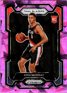 2023-24 Panini Prizm Kris Murray Pink Ice Prizm RC Rookie #142 Blazers - Picture 1 of 2
