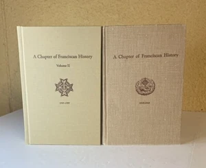 2 Volume Set A CHAPTER OF FRANCISCAN HISTORY by Sister M. Mileta Ludwig 1950 - Picture 1 of 18