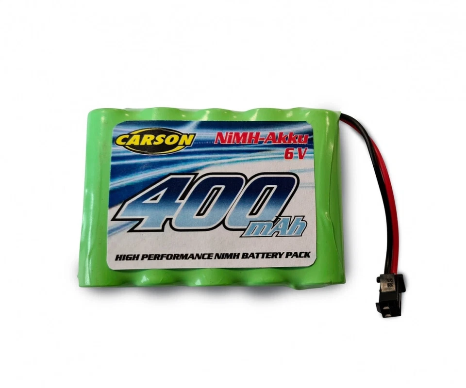 Carson 500608273 Ersatzakku 6V/400mAh NiMH 500404267 Jeep Wrangler Police JST - Bild 1 von 1
