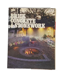 3M Guide To Brick Concrete & Stonework 1980 DIY Book + Crego Block & Stone Ad - Foto 1 di 10