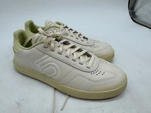 Adidas Five Ten Sleuth DLX Athletic Sneakers Women Beige Leather Low Top - 7.5 - Picture 1 of 6